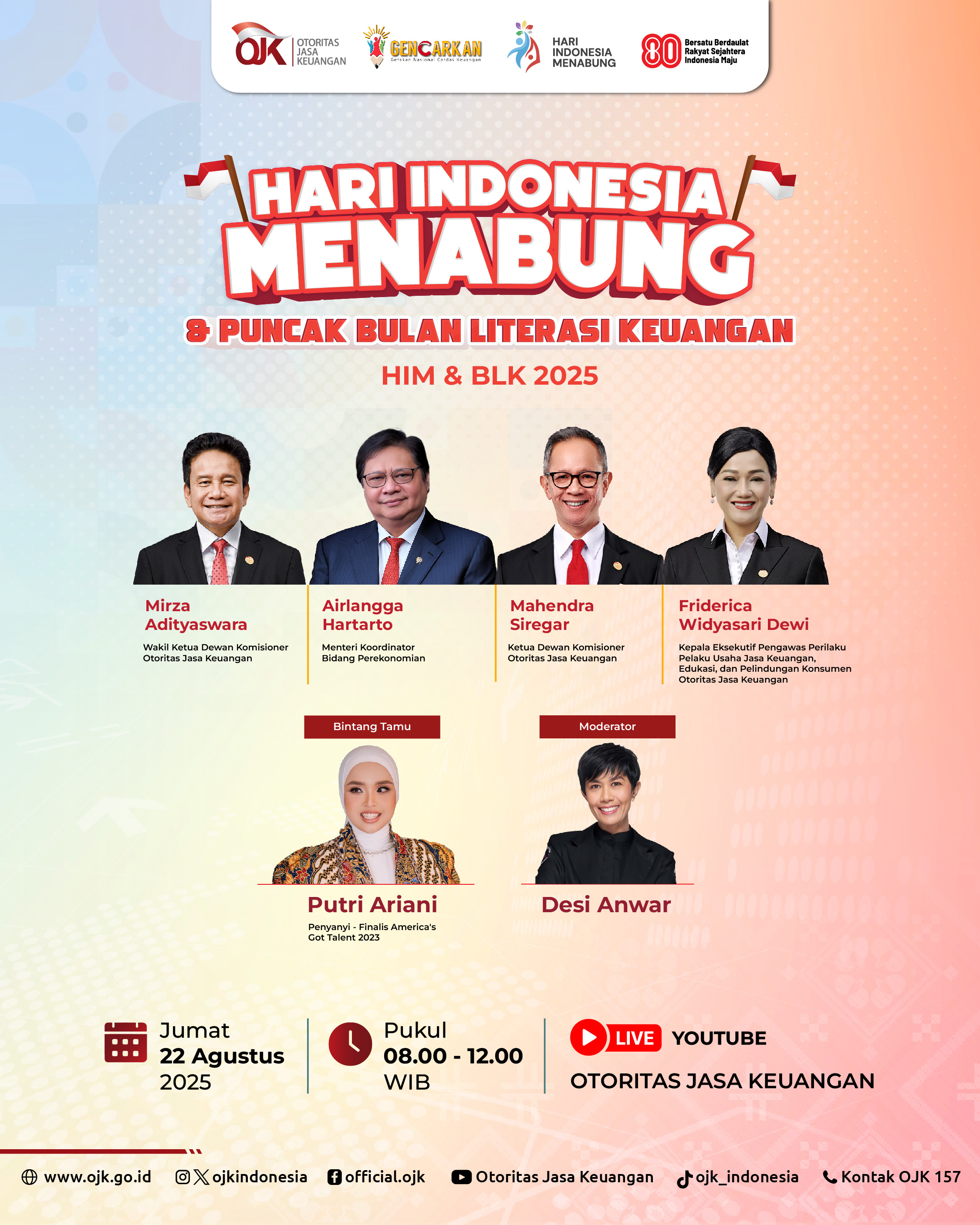 Hari Indonesia Menabung dan Puncak Bulan Literasi Keuangan 2025